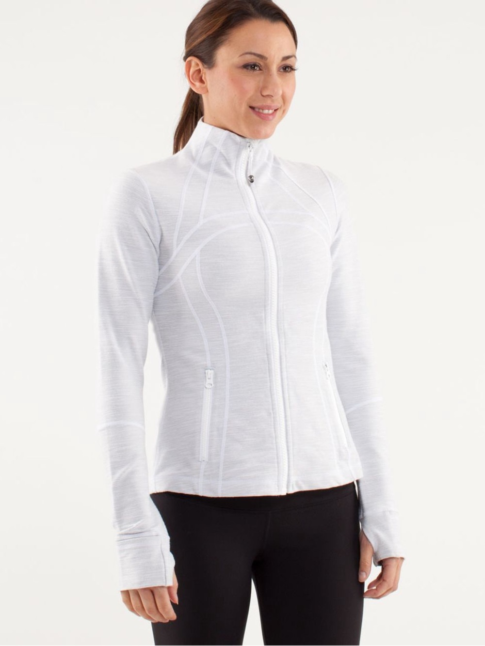 Lululemon Define Jacket *Denim in White / Silver | OFFERS WELCOME